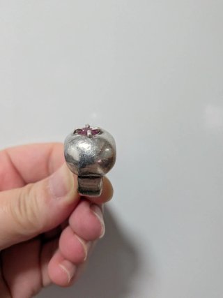 Anillo Plata Maciza con Gema