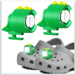 Luces Dinosaurio para Zuecos Crocs (2 Piezas)