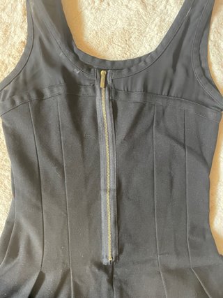 Vestido skater negro Mango Talla S