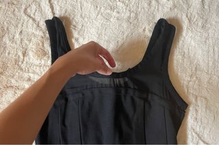 Vestido skater negro Mango Talla S