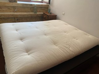 Futon in Cotone e Lattice 160x190