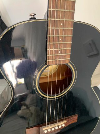 Guitarra Acústica Fender Negra