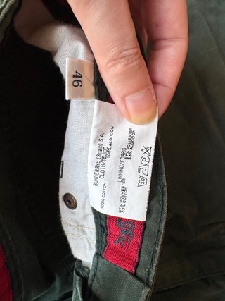 Bermudas Burberry Vintage Verde Oscuro