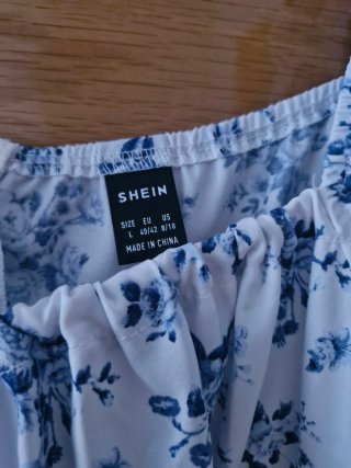 Vestido Verano Estampado Floral Shein