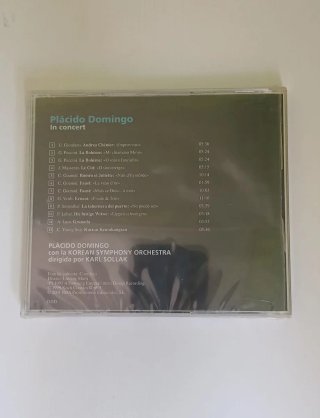 Lote 2 CDs Plácido Domingo Arias + In Concert