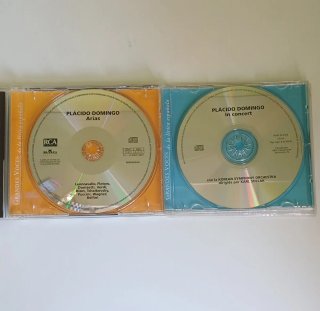 Lote 2 CDs Plácido Domingo Arias + In Concert