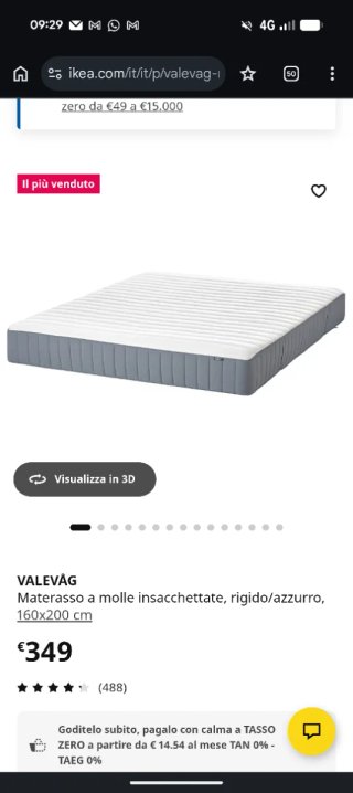 Camera da letto quasi nuova