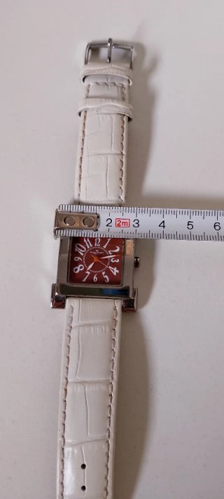 Reloj Philippe Biguet Vintage Cuadrado Blanco