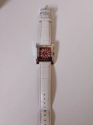 Reloj Philippe Biguet Vintage Cuadrado Blanco