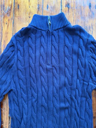 Jersey Parijan Azul Marino Cremallera