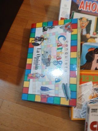 Lote 6 juegos de mesa años 80 incompletos