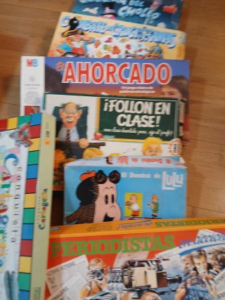 Lote 6 juegos de mesa años 80 incompletos