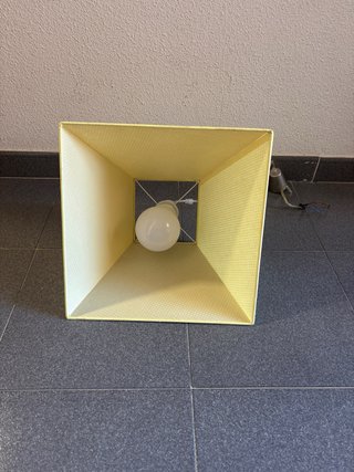 Lámpara de techo de tela