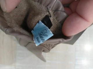 Guantes de cuero Blumarine