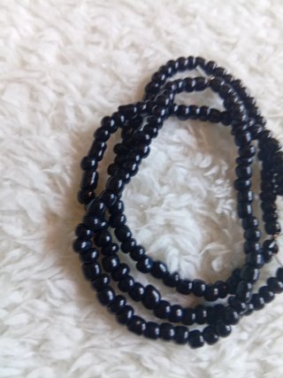 Pulseras negras unisex