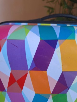 Maleta de viaje Paco Martinez multicolor