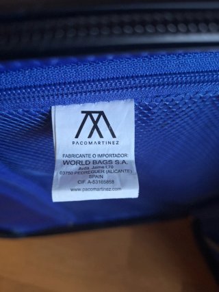 Maleta de viaje Paco Martinez multicolor