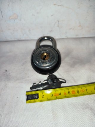 Candado antiguo ABUS Vintage Alemán con 2 llaves