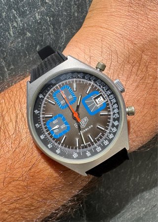 Reloj Heuer Incabloc 1614 Cronógrafo