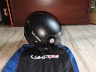 Casco Jet LS2 Talla L Negro