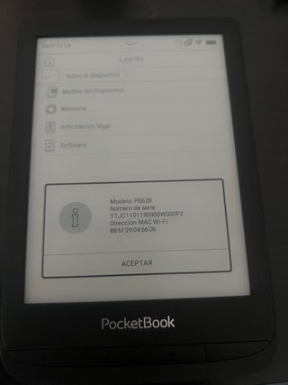 PocketBook Touch Lux 5 (averiado)