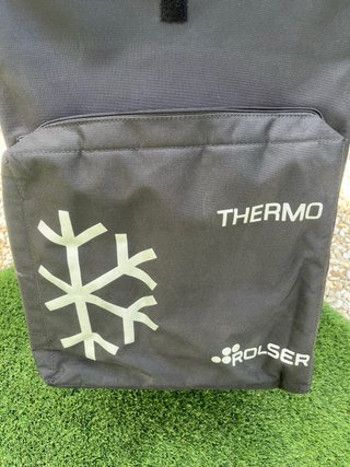 Bolsa Carrito Rolsers Thermo Negra y Roja