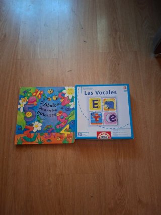 Libro Números y Juego Vocales Educa