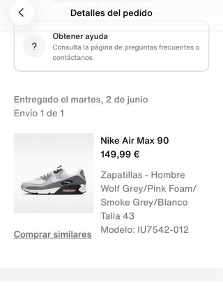 Bambas Nike Air Max 90 TALLA 43