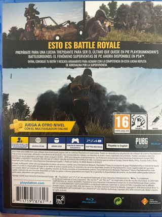 Juego PS4 PlayerUnknown's Battlegrounds