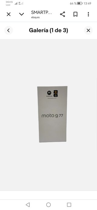 Motorola5g G77 256GB Nuevo de este año de  fabrica