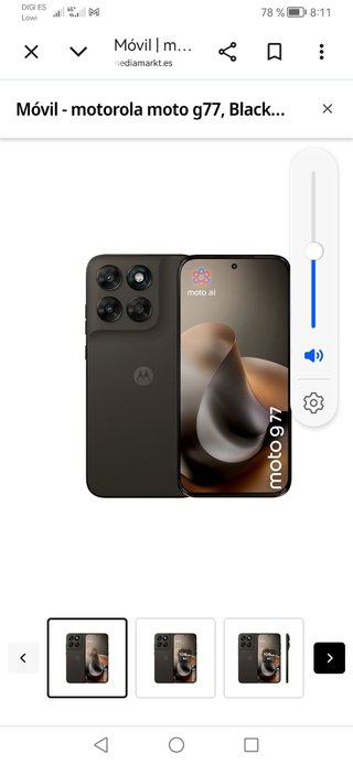 Motorola5g G77 256GB Nuevo de este año de  fabrica