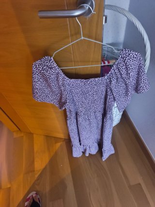 Vestido estampado leopardo rosa