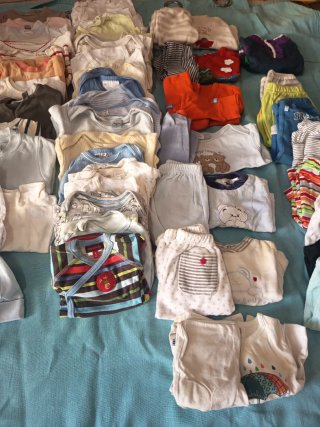 Lote Ropa Bebé 0-6 Meses (+ de 50 piezas)