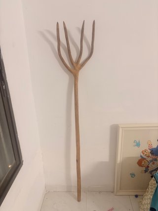 Horca de madera antigua
