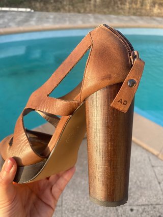 Zapatos Adolfo Dominguez Marrones Talla 38