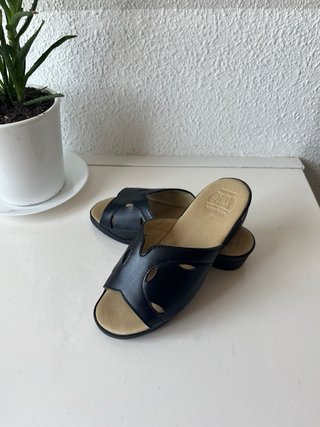 Sandalias negras mujer