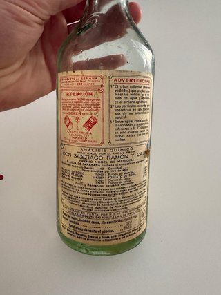 Botella Carabaña Joya Medicinal Antigua