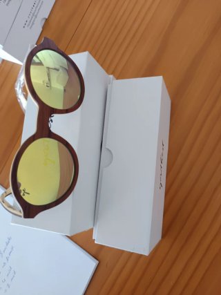 Gafas de sol unisex polarizadas espejo dorado