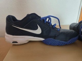 Zapatillas Nike Air Negras y Azules