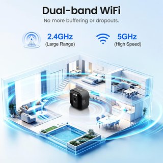 Cámara WiFi 2K 5GHz RTSP ONVIF PRECINTADA