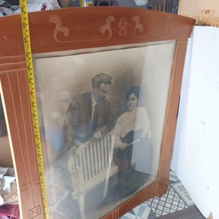 Marco Modernista con Foto Original