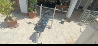 Banco de pesas gimnasio