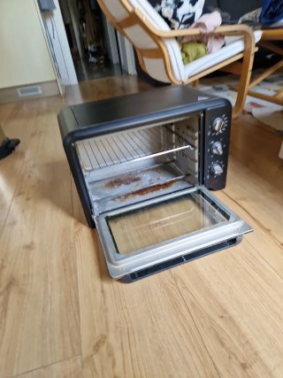 Horno Tostador Eléctrico Negro