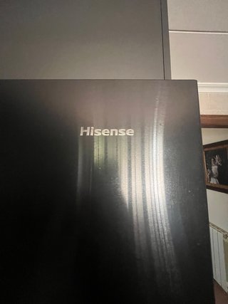 Nevera americana Hisense negra