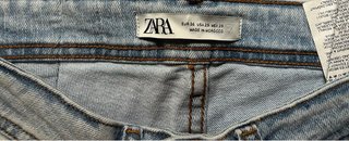 Pantalones vaqueros Zara hombre azul claro
