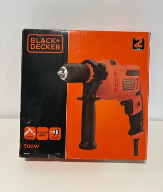 Taladro Black+Decker 500W con percutor