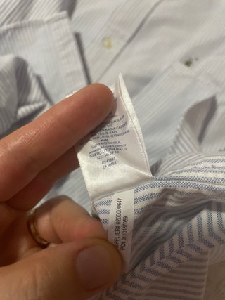 Camicia Ralph Lauren a righe azzurre