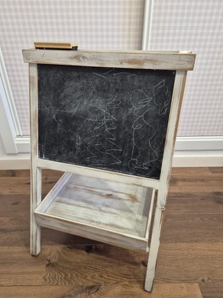 Pupitre y pizarra infantil madera
