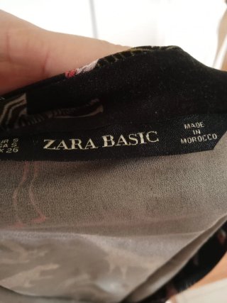 Camicia Zara Stampa Animali Taglia S