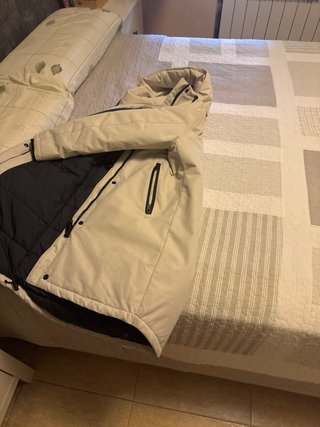 Parka Ecoalf Beige Mujer